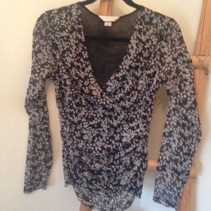 Christopher& Banks Long see through sleeve top